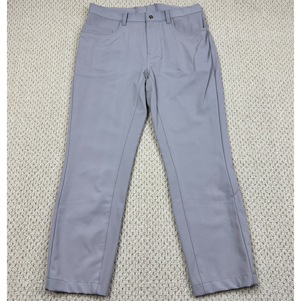 State & Liberty Pants Men 33 LT Gray Tech Athletic Fit Performance Stretch Chino